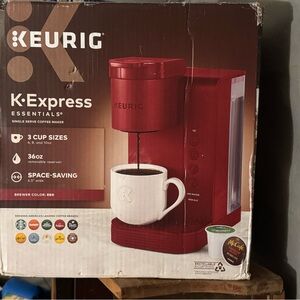 Keurig K-Express Essentials Red Coffee Maker